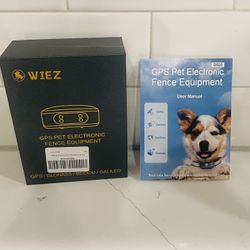 WIEZ GPS Wireless Dog Fence, In Box