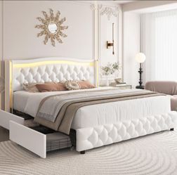 NEW LED BED FRAME FULL SIZE