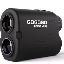 Gogogo Sport Vpro GS03 Laser Golf/Hunting Rangefinder, 1000/1200 Yards Laser Range Finder with 6X Magnification Ultra-Clear View, Lightweight, Slope, 