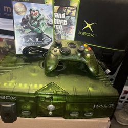 original Xbox “halo” Editions Green 