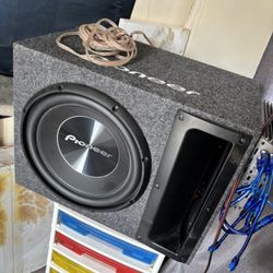 Pioneer 15” with two amps 