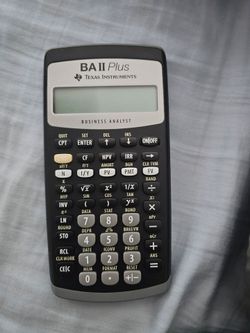 Texas Instruments BA II Plus Financial Calculator, Black, small