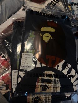 Bape black tees XL