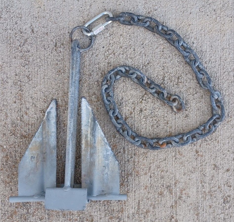 Hooker small boat anchor.
