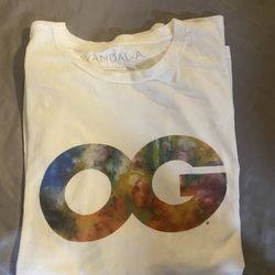 Vandal-A OG T-Shirt color- White, Multi Color OG, Size 4XL