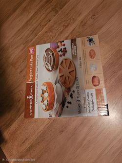 Copper chef perfect cake pan