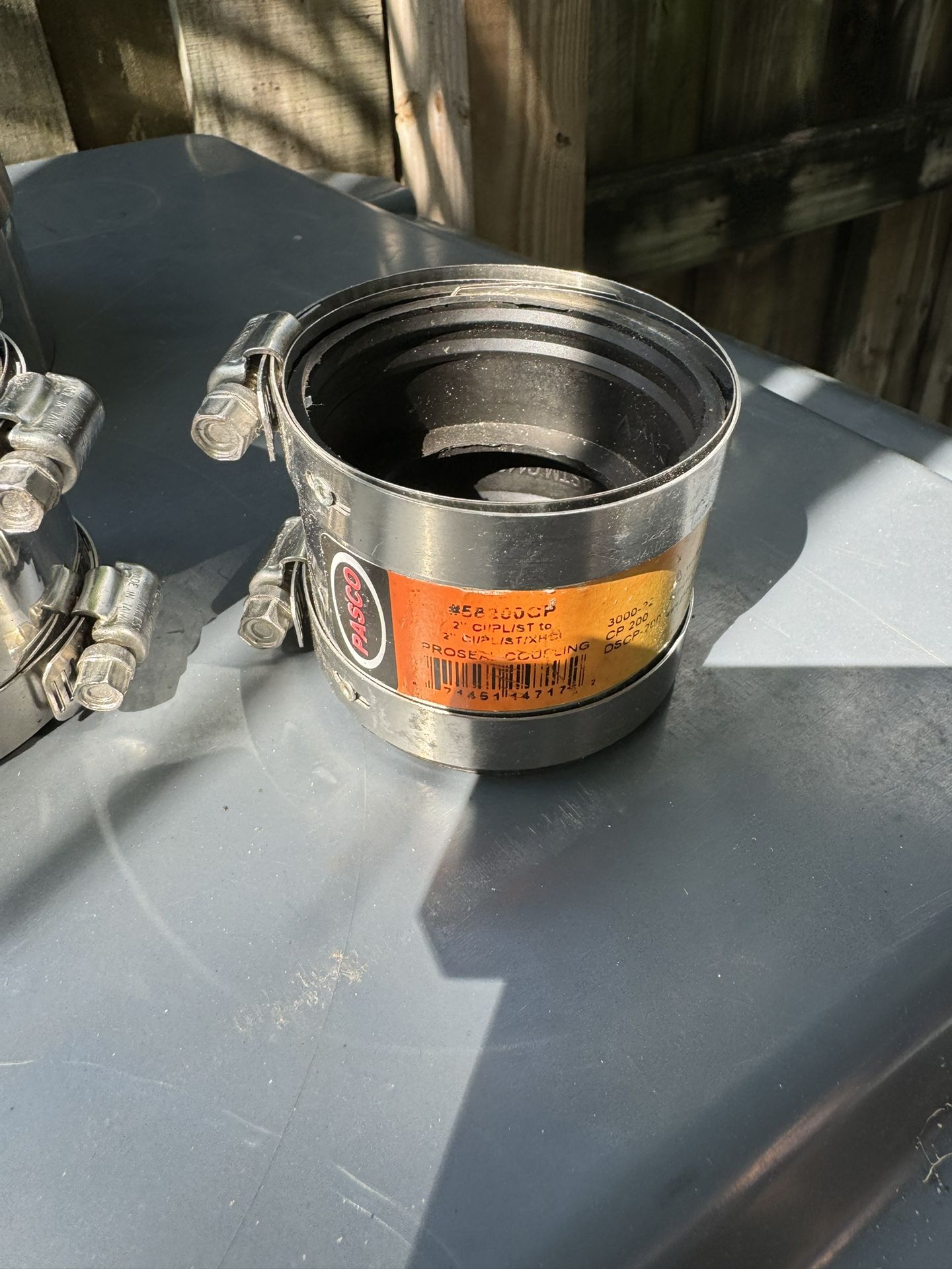 2” PVC Cast Iron CPVC Plumbing Coupler