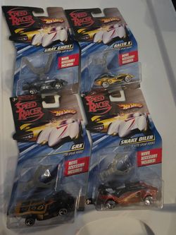 Hot Wheels Speed Racer Die-Cast Cars Set of 4