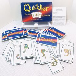Vintage 1998 Quiddler The Short Word Card Game