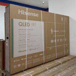 75 Hisense QLED QD7 4K Smart TV