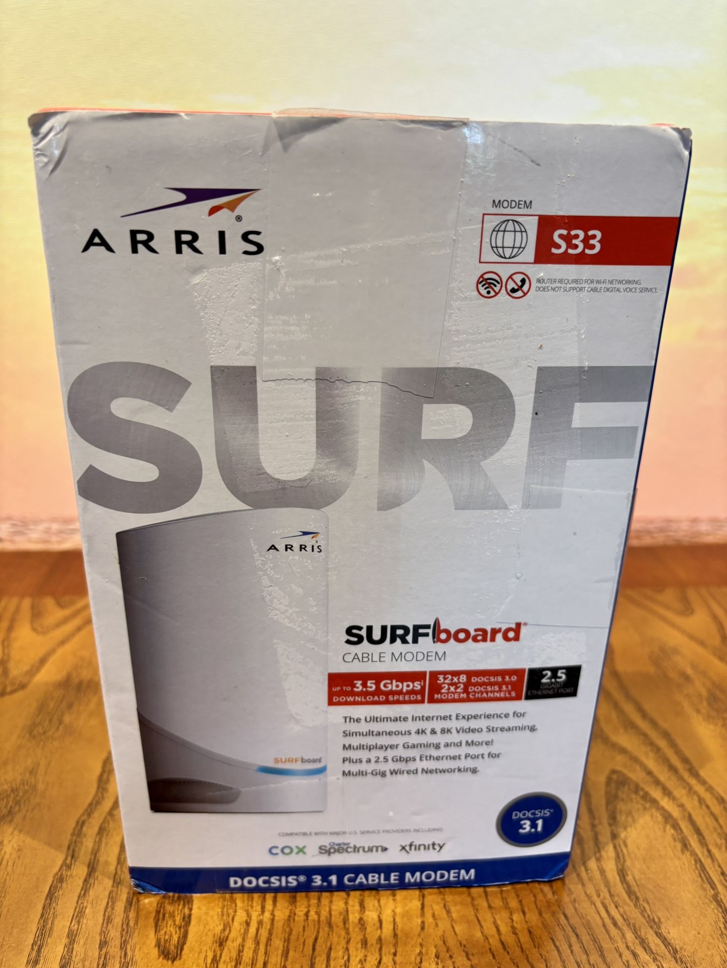 Arris S33 Surfboard Cable Modem