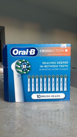 Oral-B Cross Action Replacement Electric Toothbrush Heads, 10-count