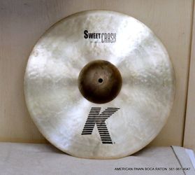 Zildjian 19-Inch Crash K Sweet Collection Cymbal Used  