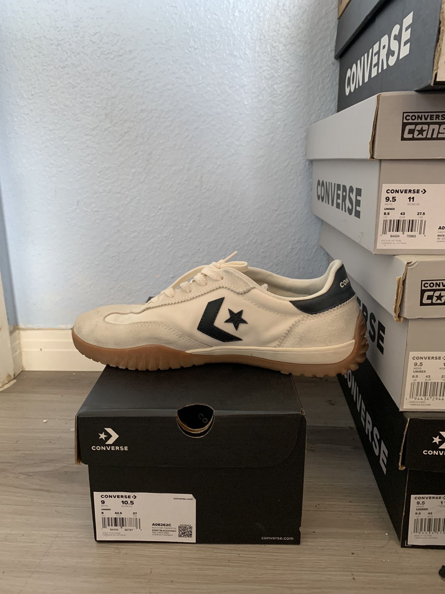 White Run Star Trainer Converse
