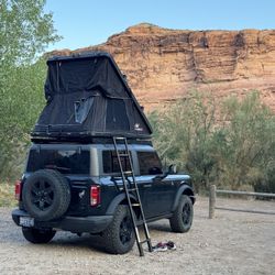 Naturenest Polaris Rooftop Tent + 2 door Hardtop Pinrsu Pro Rack Combo