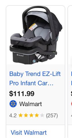 Brand new car seat and base