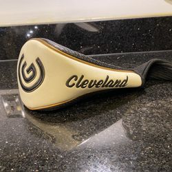 Cleveland Golf Driver Launcher Comp Club Head Cover Black & White