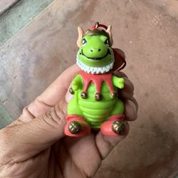 Vintage House Of LLoyd 1993 Christmas Around The World Dino Holidays Ornament