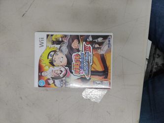 Naruto Shippuden Clash Of Ninja 3 Nintendo Wii Game