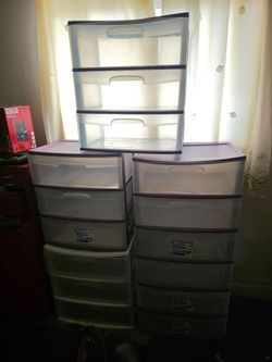 Plastic Organizer Drawers