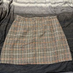 Plaid Skirt