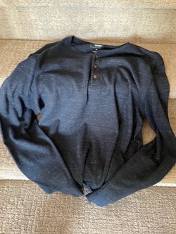 Men’s Blue Knit Tweed Shirt