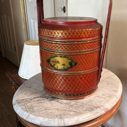 1930s Chinese wedding basket
