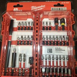 45 PC Milwaukee Impact Bit Set