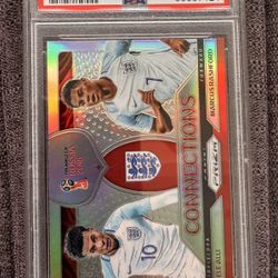 2018 Prizm World Cup Dele Alli/Marcus Rashford Connections Silver Prizm PSA 10