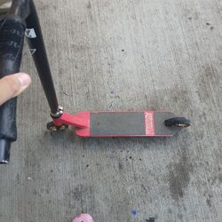 Prodigy Trick Scooter Red And Gold And Blqck