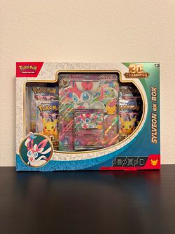 Pokemon 30th Celebration Sylveon ex Box