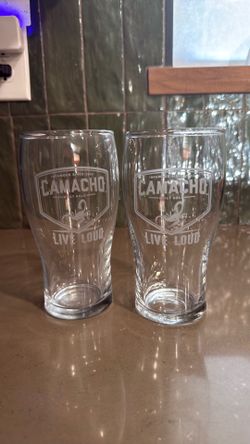 Camacho pint glasses