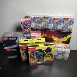 Sealed Pokemon! Moltres UPC Booster Box Prismatic Surging Destined