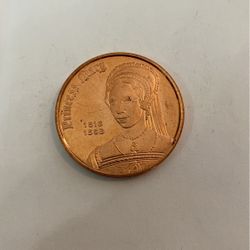 1 Ounce 999 Fine Copper Coins For Sale