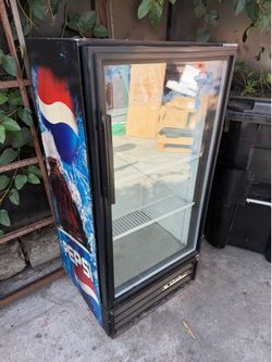 Swing glass door refrigerator 9.2 CU FT