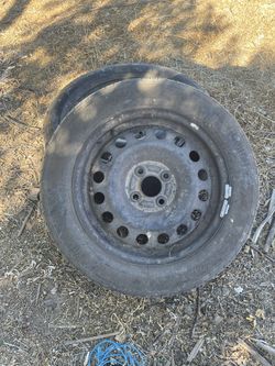 Honda Fit Steelies With Tires