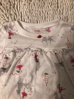 White ballerina shirt for18months girls Carters brand