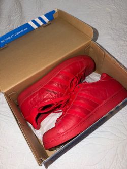 Red adidas superstar
