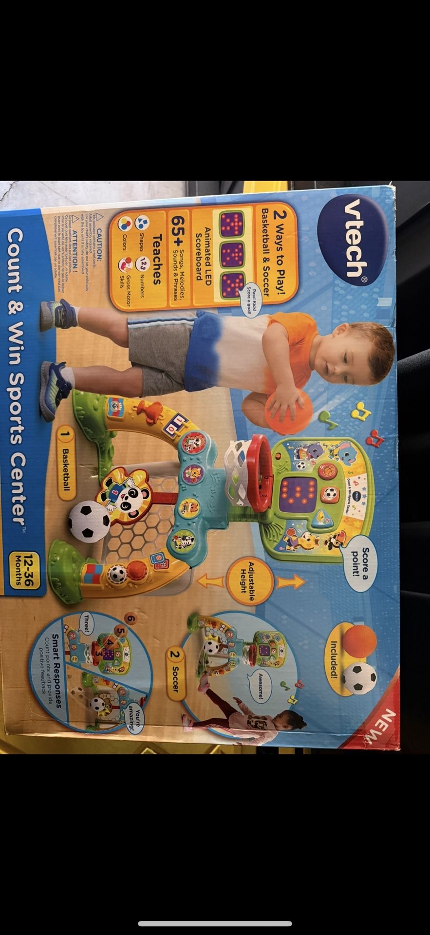 V Tech Toy (basketball & Soccer ) Christmas
