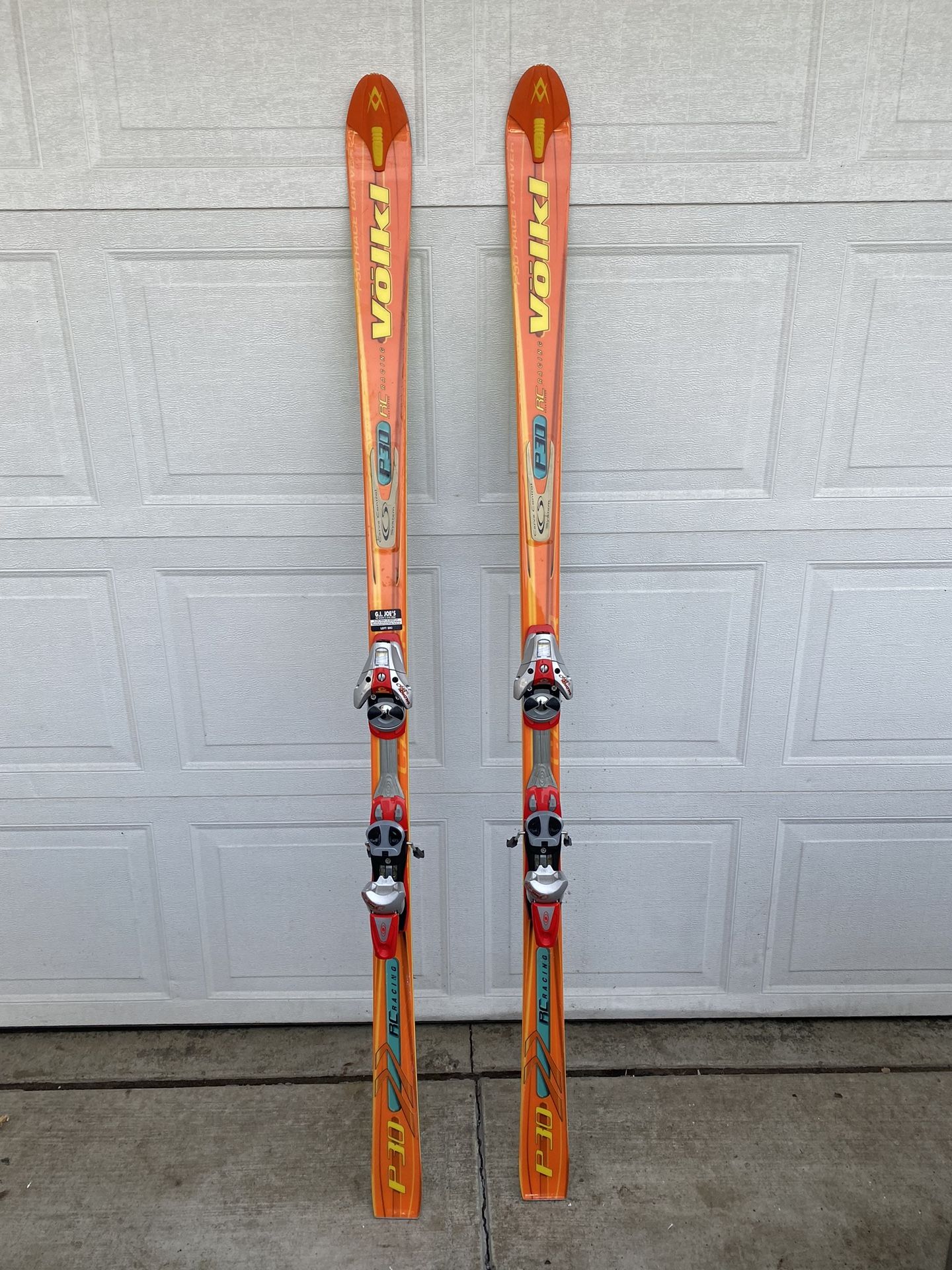 Völkl P30 RC Racing 188cm Ski + Salomon Bindings