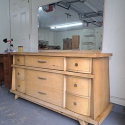 vintage midcentury peinador 100% madera solida