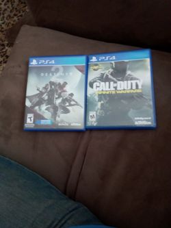 Call Of Duty Infinite Warfare and Destiny 2 on PS4