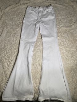 White Flare Jeans From SHEIN