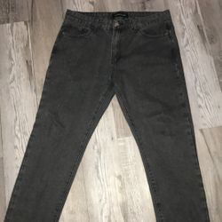 Grey Washed Jeans For Men.