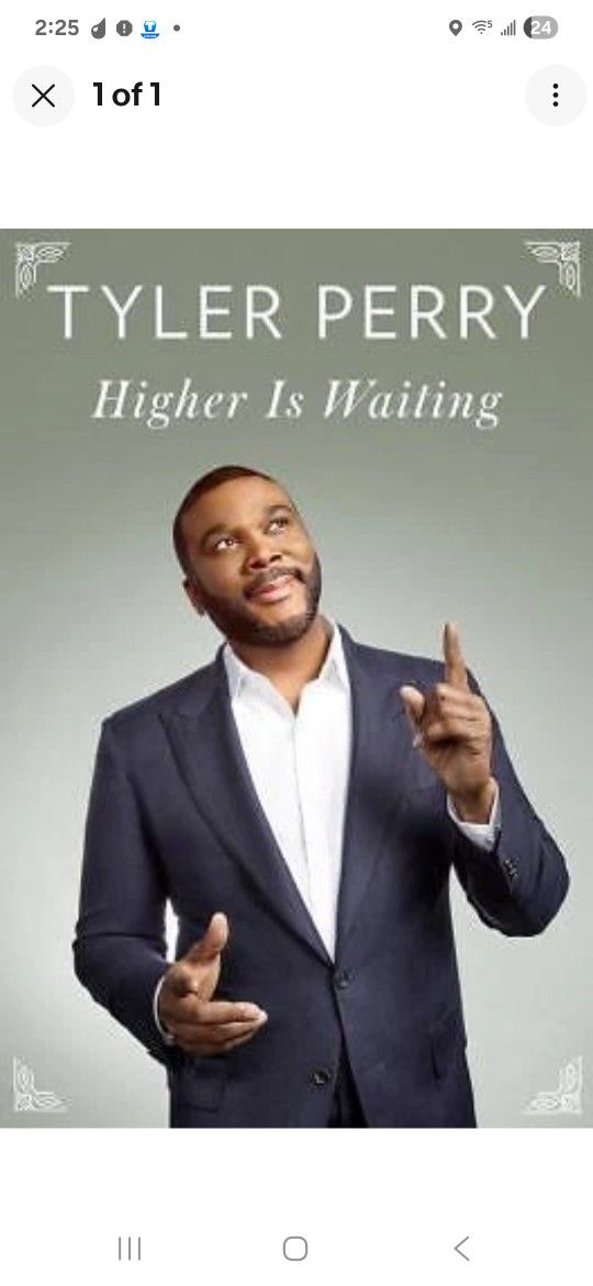 Higher Is Waiting by Tyler Perry (2017, Hardcover)