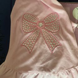 Pink Bow Dog Clothes 
