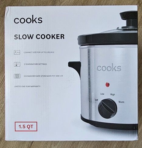 Cooks 1.5-Quart Slow Cooker