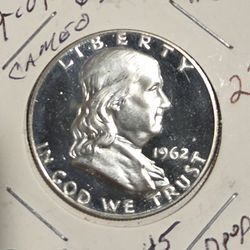1962 Proof Franklin Half dollar