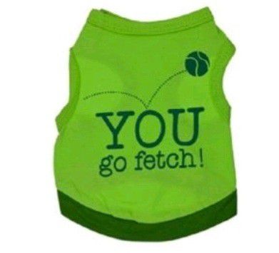 Green You Go Fetch Puppy Shirt