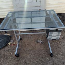 Vision Glass Topcraft Desk